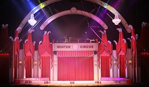 het Wintercircus decor van 2004 tot en met 2007