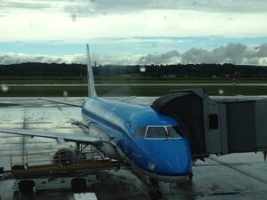KLM vliegtuig op luchthaven